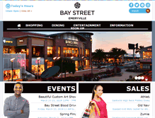 Tablet Screenshot of baystreetemeryville.com